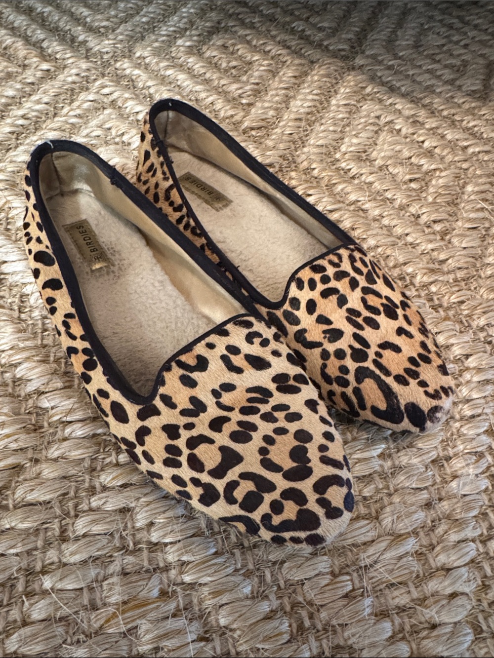 Leopard Print Birdies flats